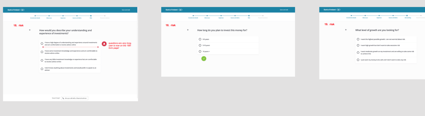 Investment form